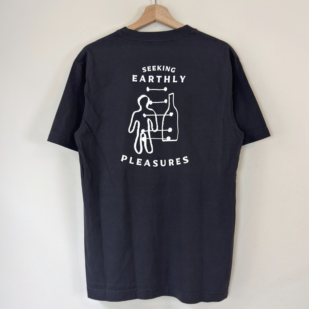Another Moon Brewing Company Seeking Earthly Pleasures Beer Black Tee Shirt - XL